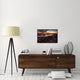 "Wintersunset" Framed Canvas Giclee by Stefan Kloren, 31x21"
