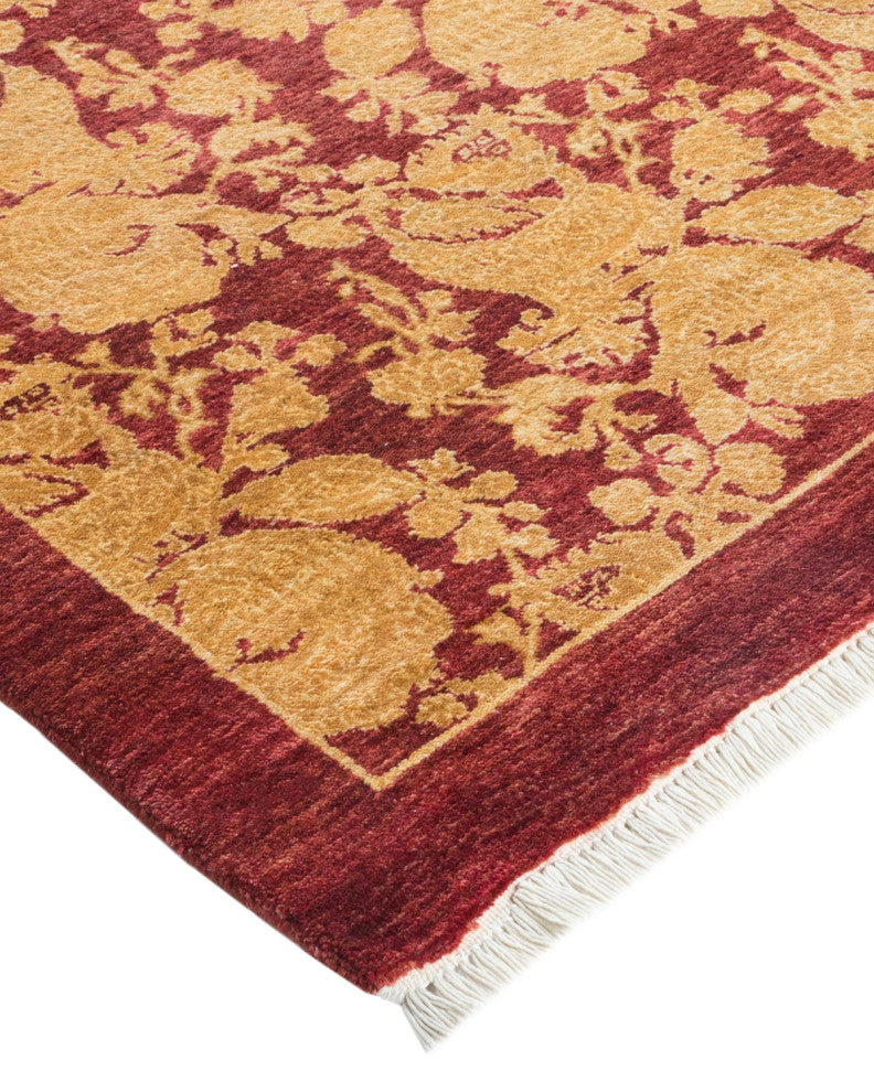 Mogul, One-of-a-Kind Hand-Knotted Area Rug Red, 9'1"x11'9"