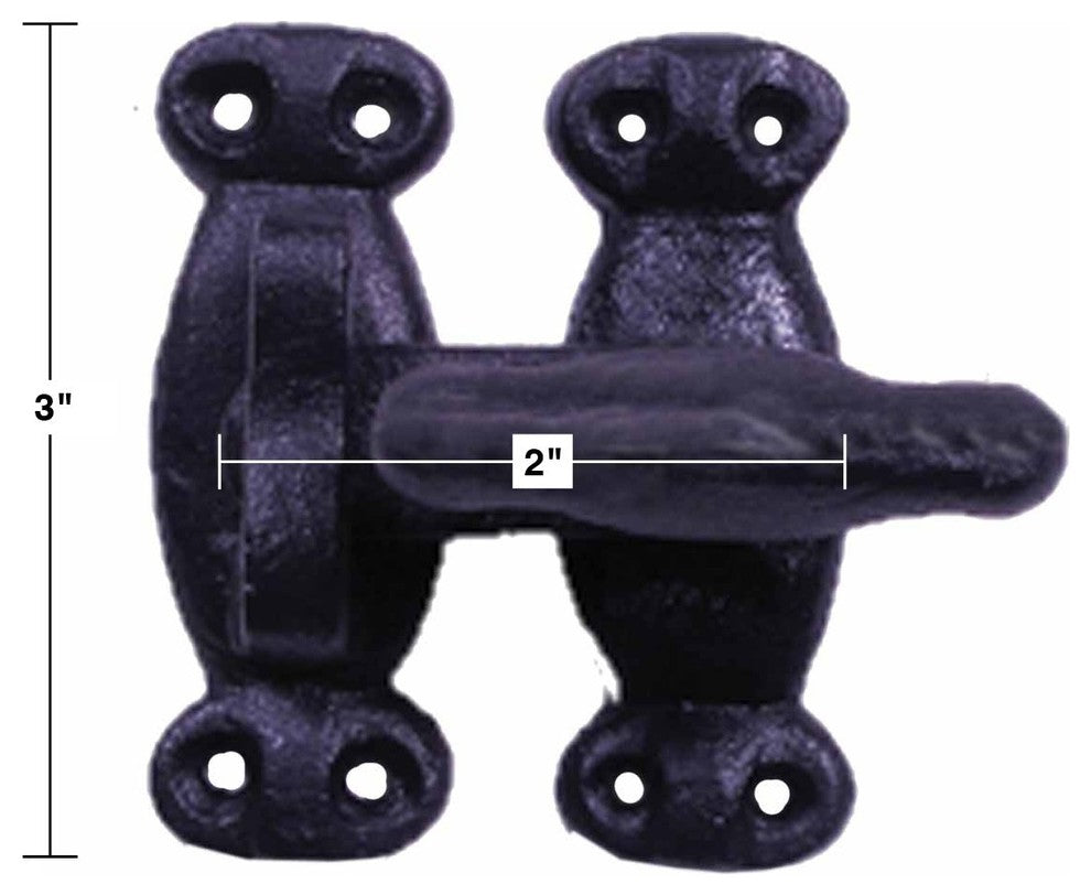 10 Piece Cupboard Cabinet Door Latch Hand Forged Iron Renovators Supply