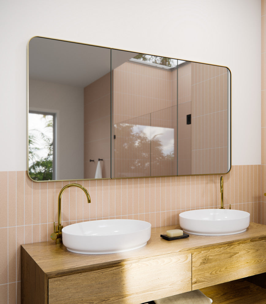 Medicine Cabinets, Satin Brass
