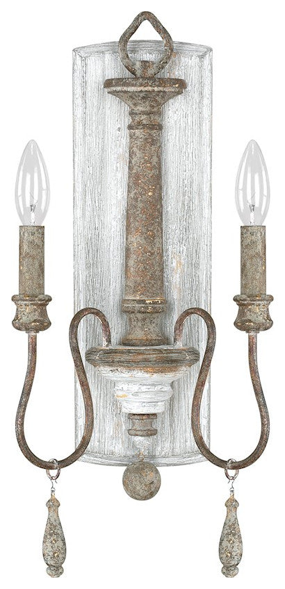Austin Allen and Co. Zoe 2-Light Sconce, French Antique