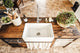 Austen Matte White Fireclay 30" Single Bowl Farmhouse Undermount Kitchen Sink