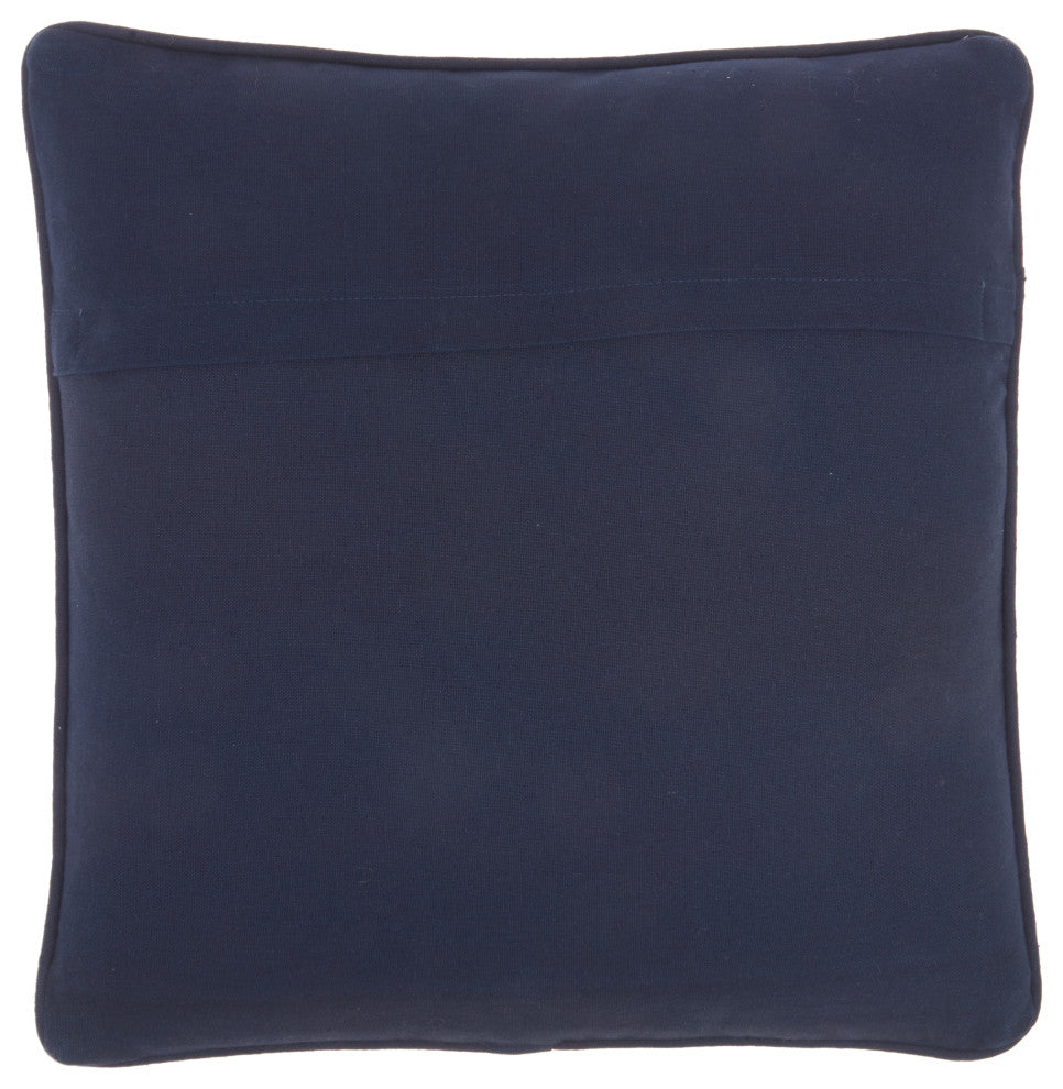 Mina Victory NS250 Throw Pillow, Indigo, 16" x 16"