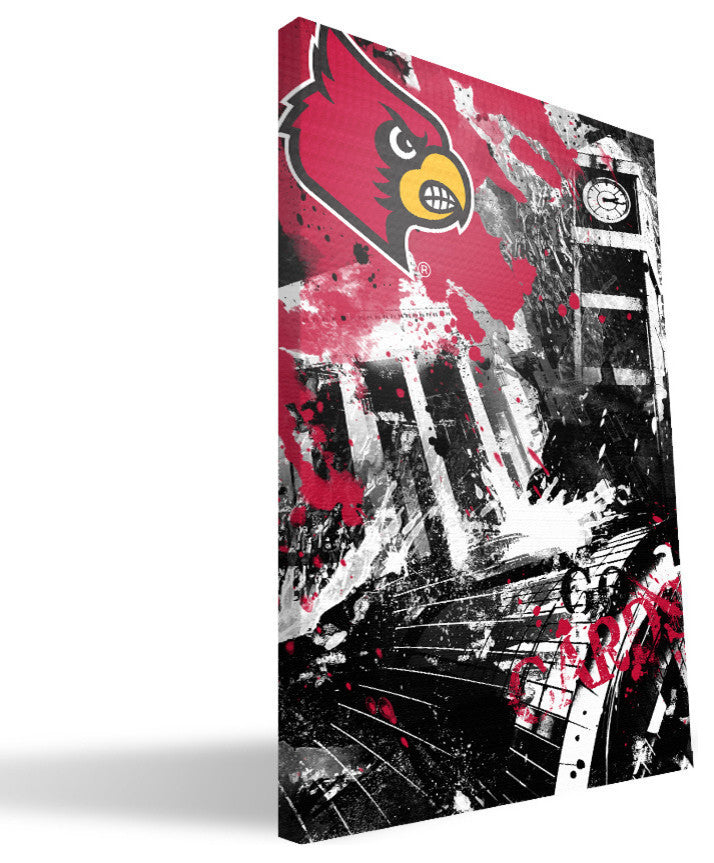 LOU Cardinals Spirit Canvas Print, 16"x24"
