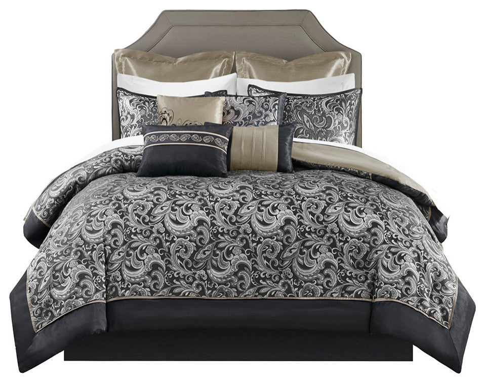 Madison Park Essentials Brystol 24-Piece Traditional Room-in-a-bag Set