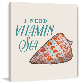 "Vitamin Sea" Painting Print on Wrapped Canvas
