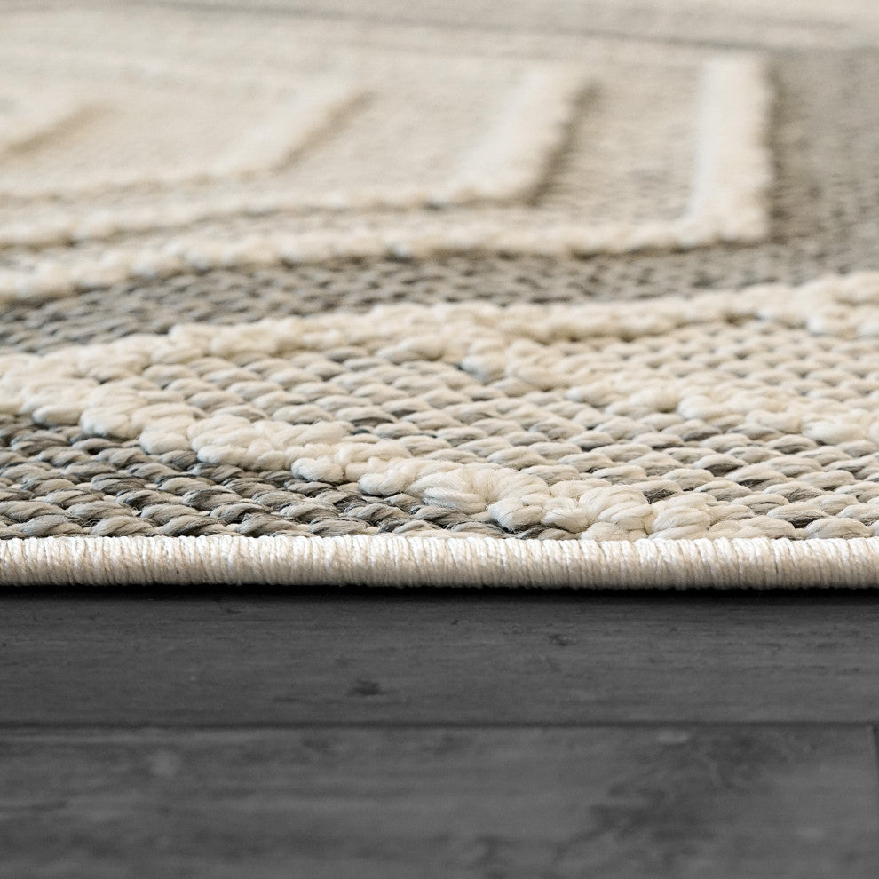 Dynamic Rugs Seville Polypropylene Machine-Made Area Rug, 7.10x10'