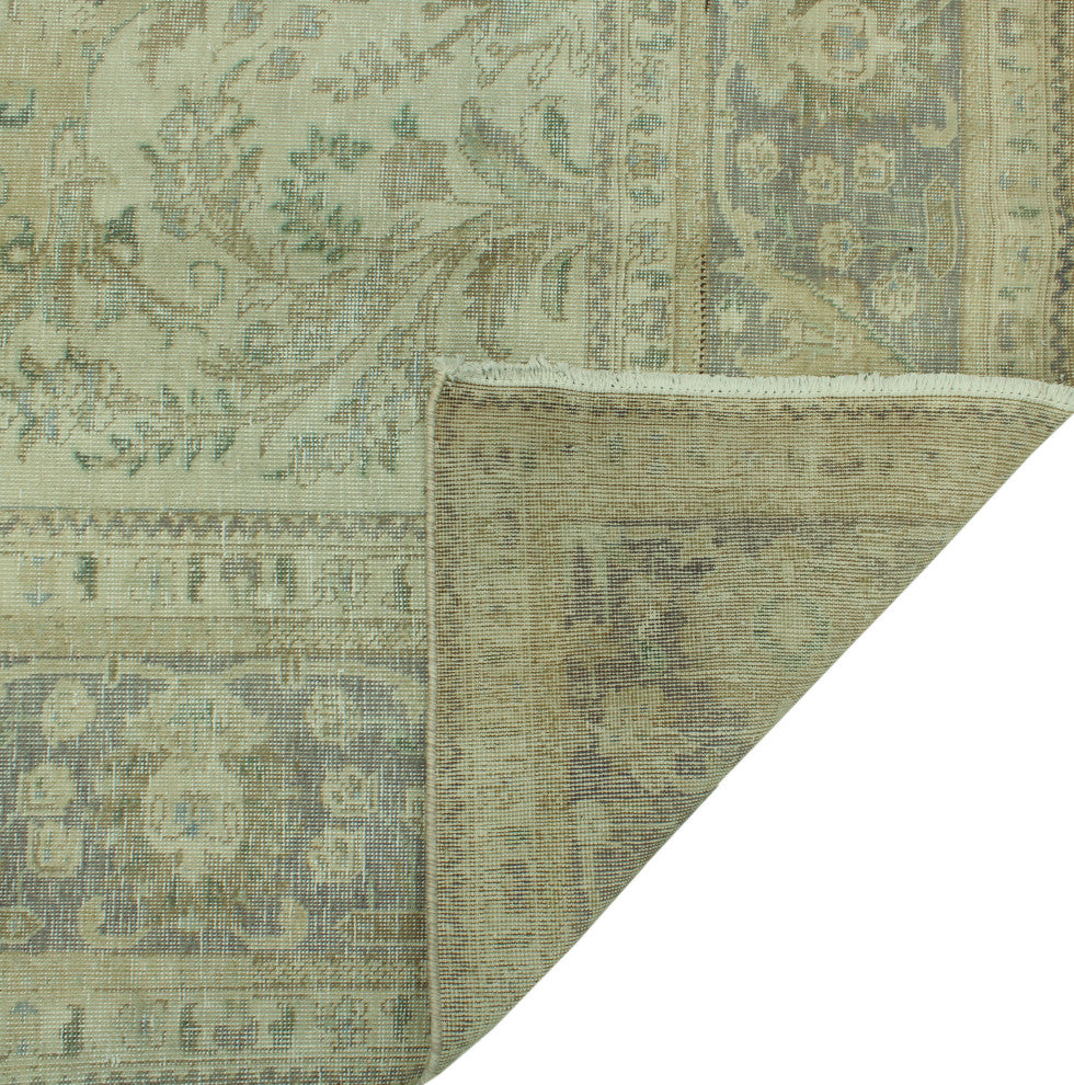 Fine Vintage Distressed Scarlett Beige Rug