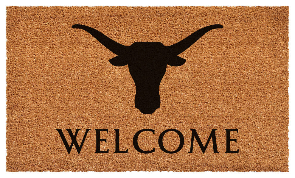 Calloway Mills Longhorn Welcome Doormat, 30"x48"