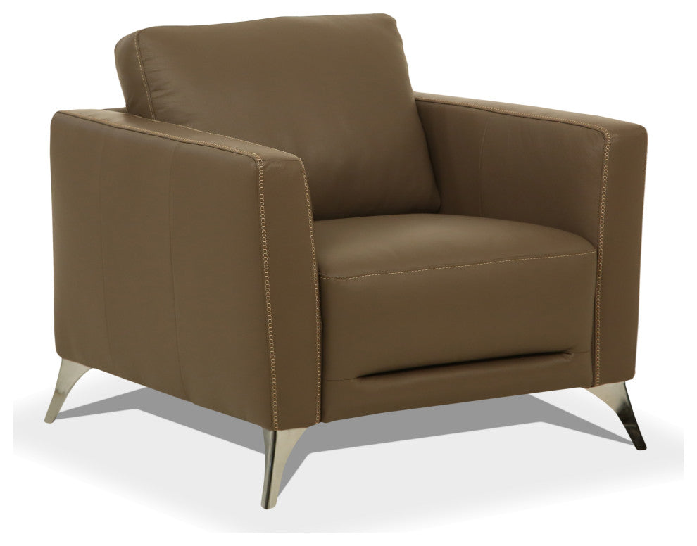 ACME Malaga Chair, Taupe Leather