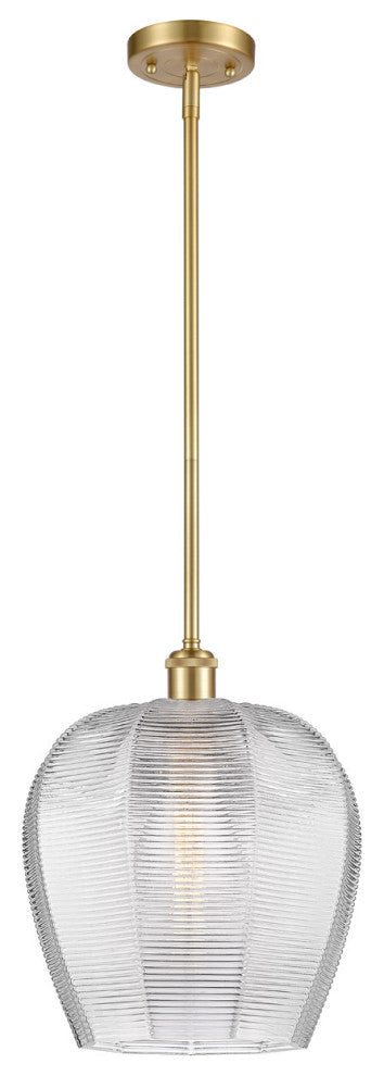Innovations 516-1S-SG-G462-12 1-Light Mini Pendant, Satin Gold