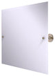 Shadwell Frameless Landscape Beveled Edge Tilt Mirror, Antique Pewter