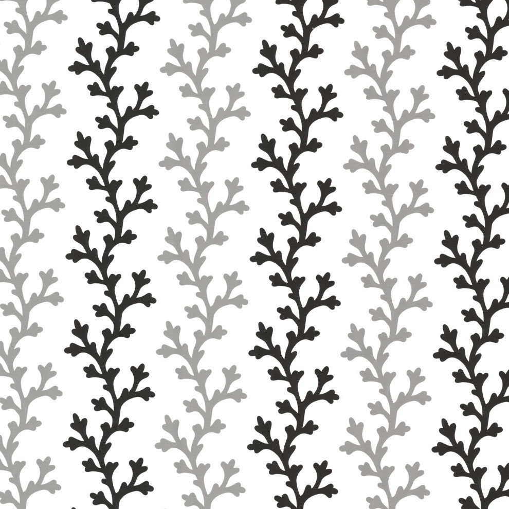 Georgina Black Ombre Coral Wallpaper Bolt