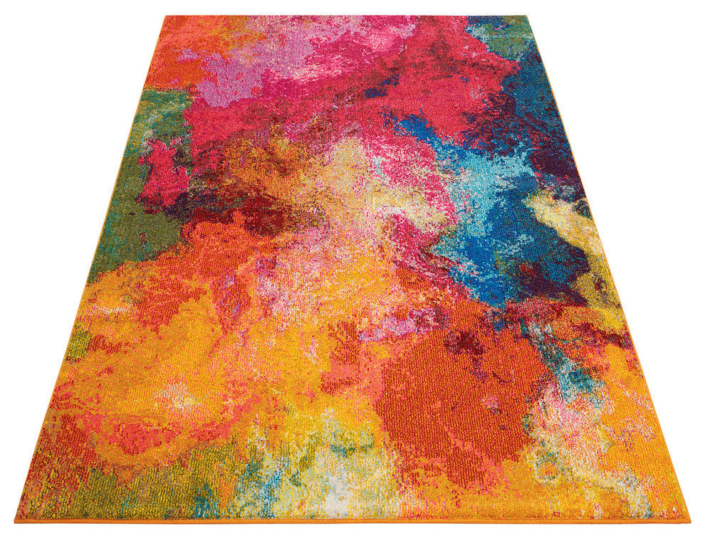 Nourison Celestial 3'11" x 5'11" Palette Modern Indoor Area Rug