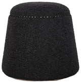 Gumdrop Black Ottoman