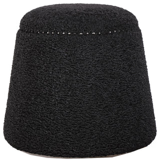 Gumdrop Black Ottoman