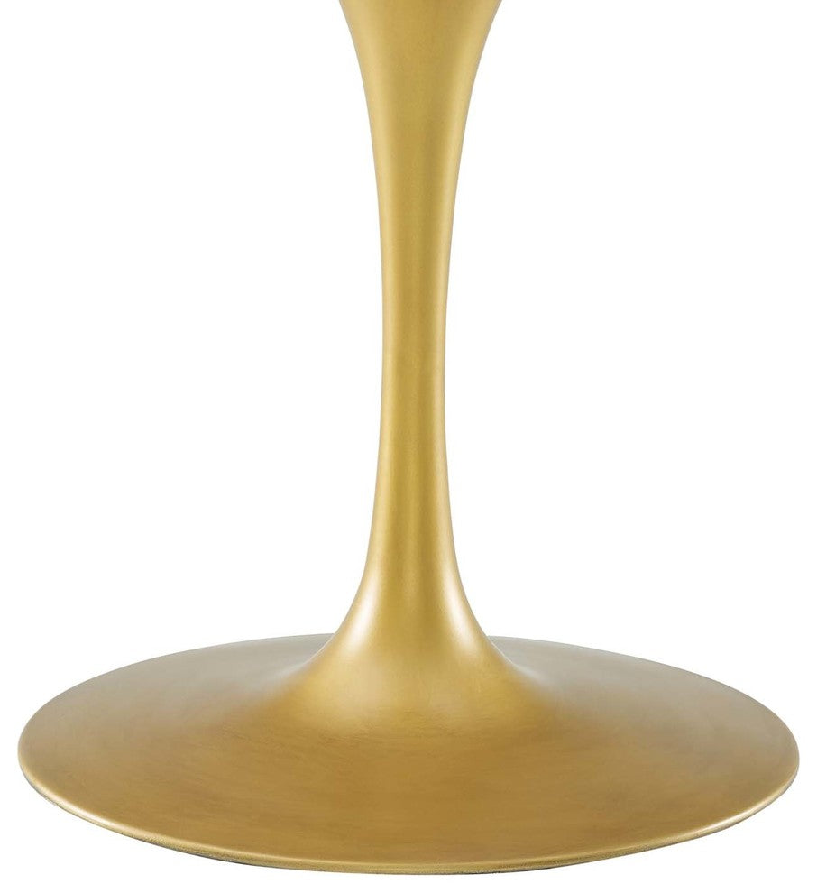 Black Gold Drive 47" Oval Wood Top Dining Table