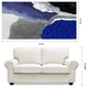 "Cobalt Abstract A"Frameless Free Floating Panel Graphic Wall Art