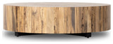 Hudson Large Coffee Table Spalted Primavera, Black Pine