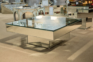 Montreal Geometric Square Cocktail Table
