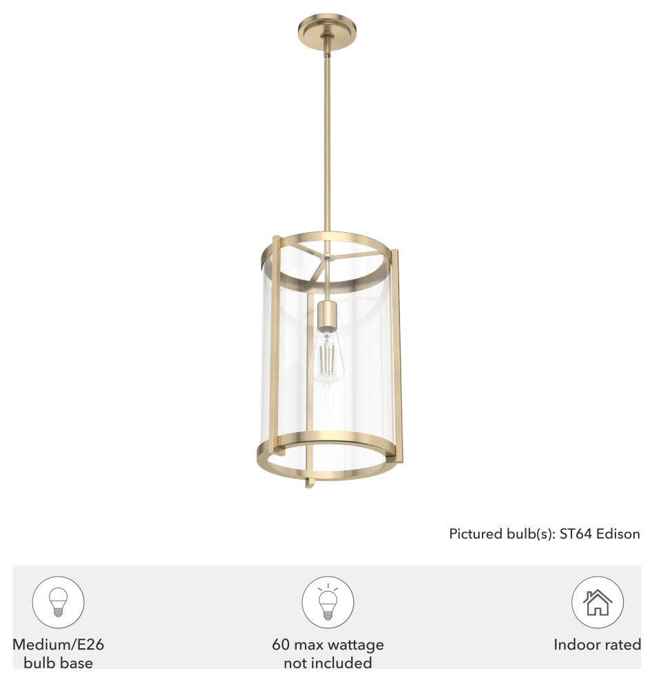 Astwood Alturas Gold 1 Light Pendant Ceiling Light Fixture