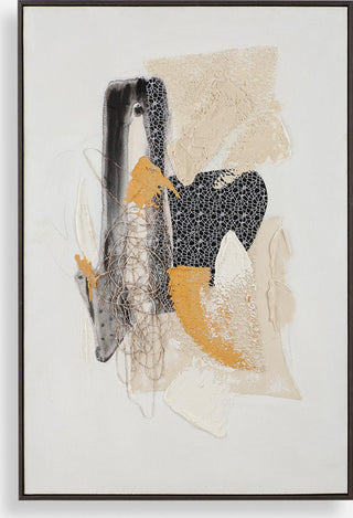 Uttermost 32372 Scatter 48" x 33" Framed Abstract Painting - Multicolored