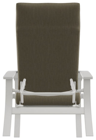 Belle Isle Cushion Outdoor Adjustable Back Chair, Huskie/Snow