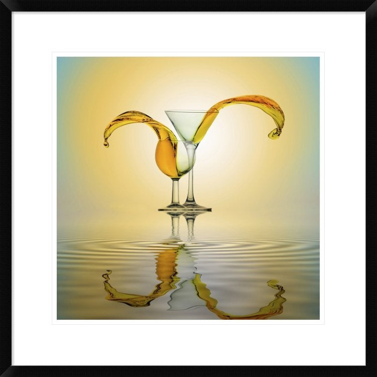 "You And Me" Framed Digital Print by Ganjar Rahayu, 26"x26"