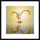 "You And Me" Framed Digital Print by Ganjar Rahayu, 26"x26"