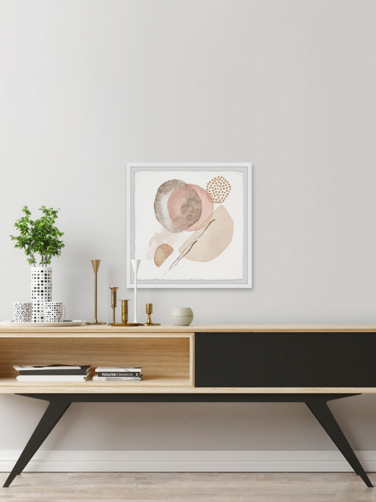 "Equal Impact" Framed Painting Print, 18x18