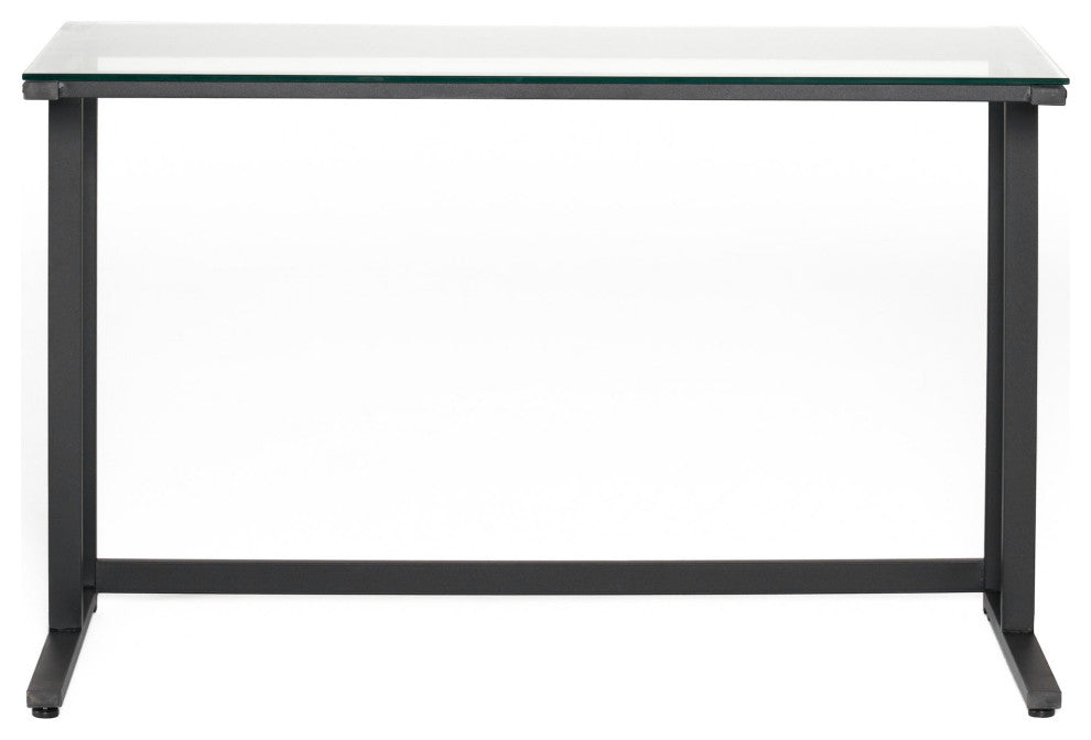 GDF Studio Mumford Glass Computer Desk