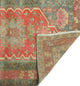 Fine Vintage Distressed Rania Charcoal/Rust Runner, 3'3x10'11