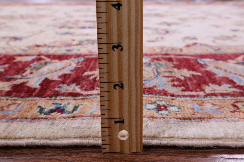 5' 7" X 8' 4" Handmade Persian Tabriz Wool Rug - Q12760