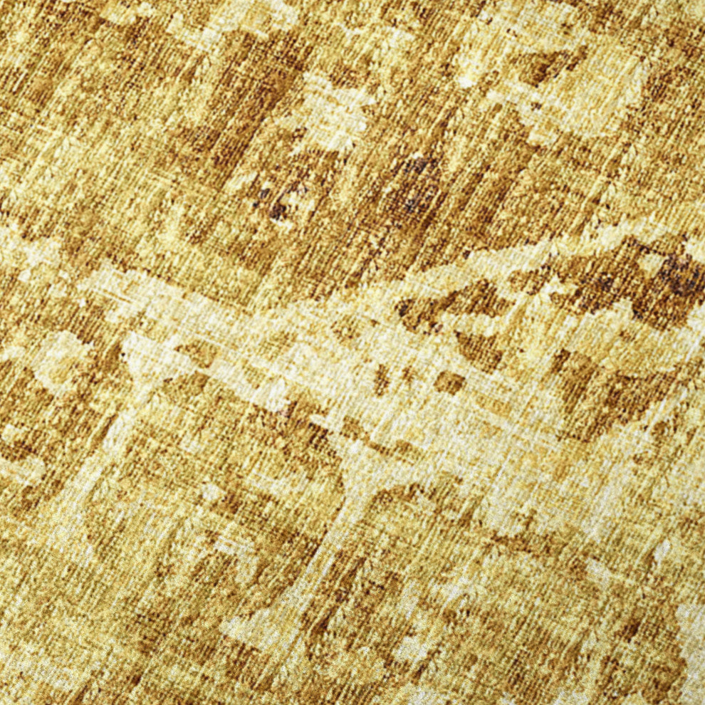 Aberdeen AB2 Gold 8' x 8' Round Rug