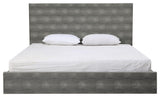 Modrest Dynasty Modern Shagreen Eastern King Bed