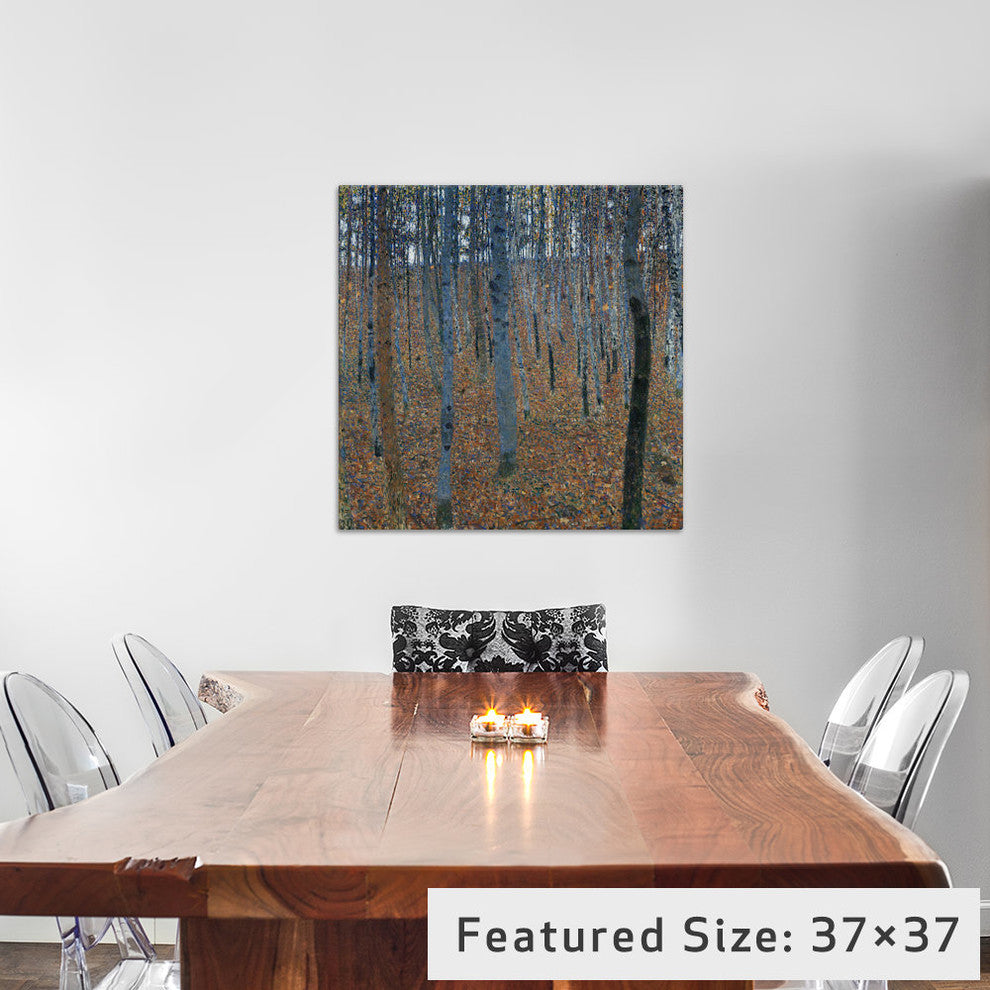 "Buchenwald 1, Beech Grove 1" Wrapped Canvas Print, 26x26x1.5