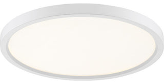 Outskirts LED Flush Mount, Brushed Nickel