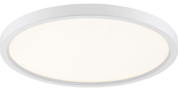 Outskirts LED Flush Mount, Brushed Nickel