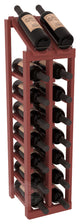 2 Column 8 Row Display Top Kit, Pine, Cherry Stain, Satin Finish
