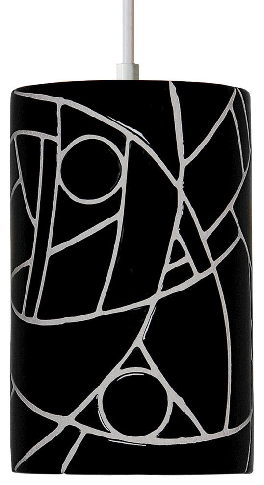 Picasso Pendant Black, Black