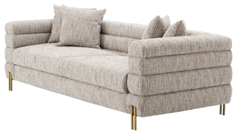 Contemporary Upholstered Sofa | Eichholtz York, Beige