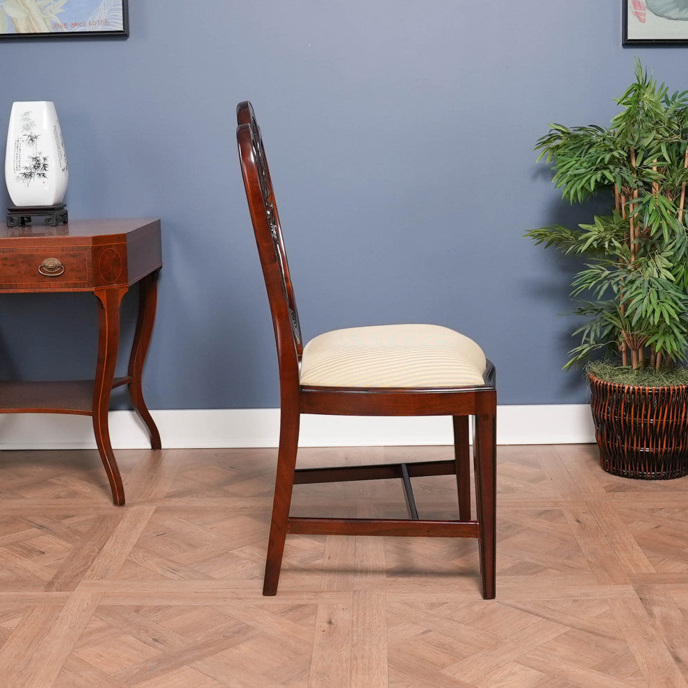 Carved Shield Back Side Chair