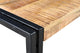 Timbergirl Reclaimed Mango wood Bench, 50" Wooden Bench With Iron Legs
