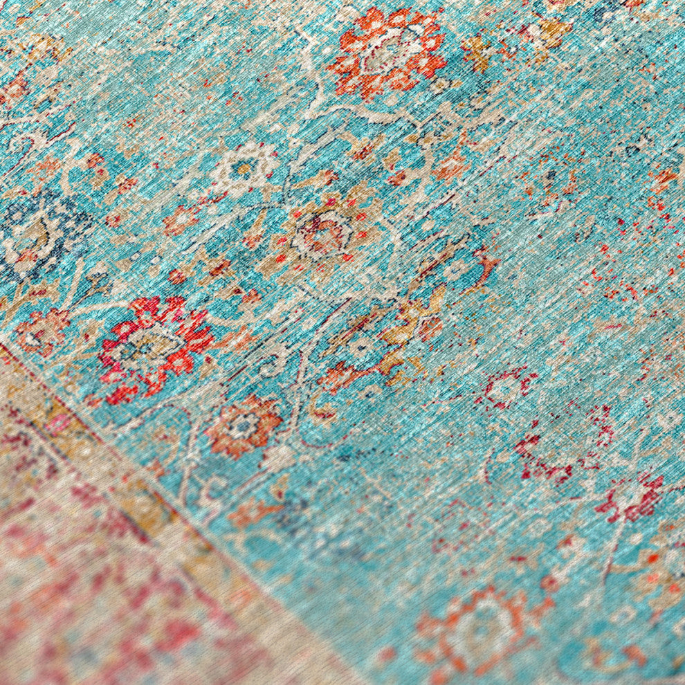 Dalyn Indoor/Outdoor Marbella MB2 Mediterranean Washable 2'3"x7'6" Runner Rug