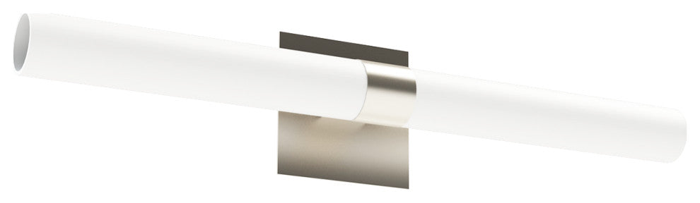 Milo 36" Vanity - Satin Nickel - 3000K -4.6" Shallow Backplate