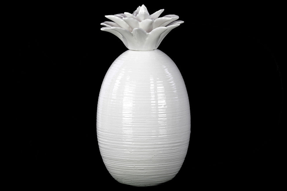 Ceramic Figurine Gloss White, Large