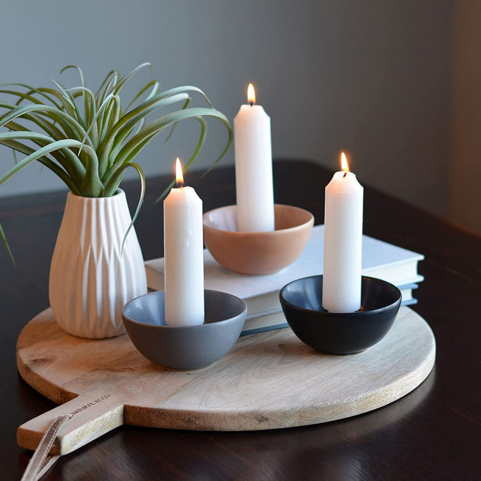Candle Stick Holders, Set of 3