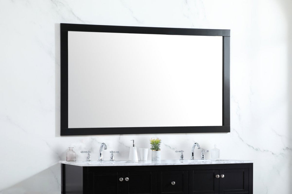 Alice Vanity Mirror, 60"x36", Black