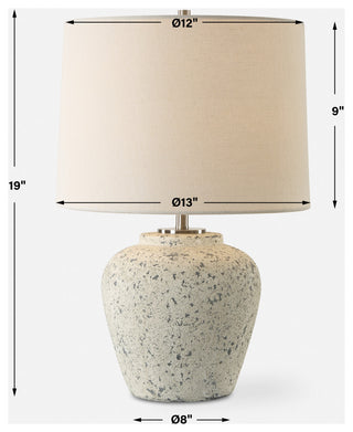 Uttermost Rupture Aged Ivory Table Lamp