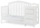 Kali 4-in-1 Convertible Crib, White, With Changer (3 Drawers)